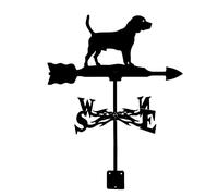 Métal Météo Va ne Extérieur Toit Jardin Météo Va ne Acier Inoxydable Va ne Mount Yard Décor Indicateur de Direction Outil de Mesure Yard
