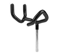 Metal Microphone Boom Stand Holder | Adjustable Audio Pole Support with Protective Sleeve | Black Studio Recording Equipment / Podcasting Gear / Voice Over Setup