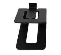 Metal Monitor Stand - Plate-forme de colonne montante audio premium, structure résistante aux vibrations renforcée | Mont 'haut-parleur pour bibliothèque, étagère moderne, porte-gobelet en studio