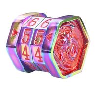 Metal MTG Life Counter Magic The Gathering Cards Foundations Metal Flying Dragon Life Counter Game Cadeaux pour jeu de société MTG RPG Jeu de cartes de table Rouge