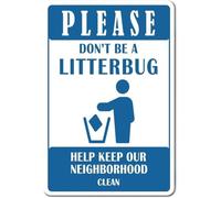 Métal Mur Affiche Propriété Privée. Ne Jetez Pas Vos Déchets n'importe Où. Aidez-Nous À Garder Notre Quartier Propre. Graphique Tin Sign Drôle Affiche en Métal pour Parc Bar S