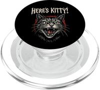 Metal Music Rock Cat Death Metal Graphic Voici Kitty ! PopSockets PopGrip pour MagSafe