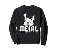 Metal Musique Metalhead Devil Horns Festival Band Metal Sweatshirt