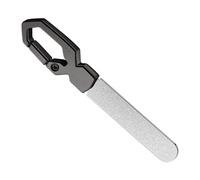 Metal Nail File, Double Sided File, 3.5 Inches Portable Stainless Steel Fingernail Grinding Tools, Toenail Care Accessories, Compact Grooming Tool for Manicure Pedicure, Women and Men