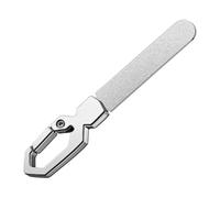 Metal Nail File, Double-Sided Fingernail Tool, Stainless steel material, Robust Construction, Gentle Fingertip Design, Ideal for Women and Men Toenail Care and Grooming, 89mm/3.5in