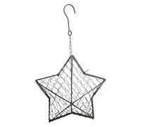 Metal Nesting Material Holder, Star Bird Feeder, 5.91in Pet Supply with Sturdy Construction, Hummingbird Nesting Accessory, Outdoor Holder with Sleek Style, Nest Station for Home and Garden