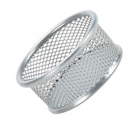 Metal Paper Clip Organiser Round Storage Box Push Pin Container Ventilated Pin Storage Case for School Office Supplies Multifunctional Clip Container