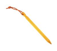 Metal Pegs - 7 inches Heavy Duty Stakes, Aluminum Pegs with Pull Ropes for Easy Pitching, Camping Gear Accessories for Outdoor Adventure Hiking Travel