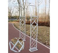 Metal Pergola Arbor, Sturdy Garden Arch for Climbing Plants, Wedding Decor, Rose Trellis, Outdoor Party Decoration, Large Size for Enhanced Growth and Elegance.