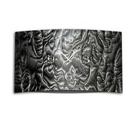 Métal Pierre Sculpture Designer Horloge murale moderne design silencieux pas de tic-tac dixtime 3DS-0181