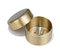 Metal Pill Case - Waterproof Airtight Stainless Steel Small Pill Container | Pocket Purse Travel Medicine Holder for Home, Outdoor, Backpack, Gym, Business Trip, Vacation