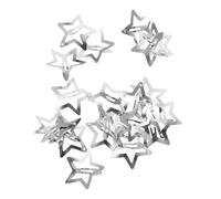 Métal Pinces à Cheveux Argenté Lot de 20, Étoile pour Femmes | Style Kawaii et Chic, Forme à Cinq Pointes, pour Coiffure Facile Lors D’anniversaires et Fêtes