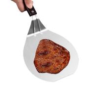 Metal pizzaPeel | Lightweight pizzaTurning Peel with Handle | pizzaSpatula Stainless Steel Turning Peel Metal pizzaPaddle For Oven, Baking Homemade pizzaBread