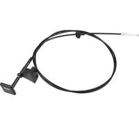 Métal Plastique Noir Avant Moteur Capuche Libération Câble pour Auto Voiture pour 01-05 pour Honda Civic