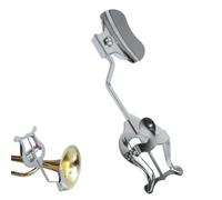 Metal Plating Music-Sheet Music Holder, Trombone Marching Lyre, Personal practice | Made of metal plating material Marching Lyre Clip Instrument Bag, Fixing Clip for Musicians