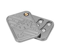 Metal Poker Fidget Slider, Zinc Alloy Double Row Suction Magnetic Track Crisp Clear Sound Stress Relief Metal Fidget Toys Unique Pattern Finely Polished Portable Haptic Coin