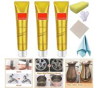 Metal Polishing Cream, 2022 New Metal Polishing Paste, Fixini All Metal Polish Cream, Markforlove Metal Cleaning Paste,Ultimate Metal Polish Cream Stainless Steel Cleaner Rust Remover (3)