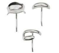 Metal Ponytail Cuff, 3x Fashionable Hair Buckle, 0.98x1.18 Inches, Stylish Ponytail Holder Clips, Decorative Wig Cuffs for Women, Elegant Hair Accessories