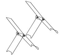 Metal Portable Foldable Bracket - 22.8 Inch Solar Rack | 2-Piece Heavy Duty Steel Outdoor Solar Panel Mount, Adjustable Tilt Angle Support Stand For Backyard Patio Balcony Roof Boat Camping RV