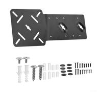 Metal pour vesa Mount Plate for pour dell WD19 WD22TB4 Black | Solid construction, prevents bending, pour durable daily use, secure hold, black finish