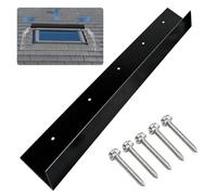Metal Rain Gutter Diverter | Roof Drip Deflector With Mounting Screws