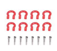 Metal RC Tow Shackle, Lock Catch | Construction solide, Conception portable, Facile à démonter, Fonctionne avec SCX10,