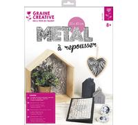 GRAINE CREATIVE Pack 10 Feuilles Metal A Repousser (Aluminium) A