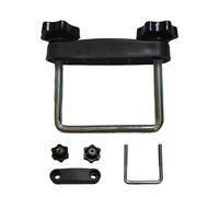 Metal Roof Rack U Bolt Clamps - Box Mounting Bracket Kit With Lock Nuts, Detachable Carrier Clips | Universal Car Baggage Fitting Hardware For Secure Cargo Transport And Storage