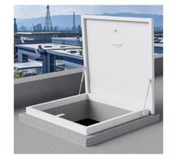 Metal Roof, Steel Security Door Aluminum Alloy for Emergency Hatch Cover, Basement Outlet Cover, Emergency Access Cover(75x75-80x80-86x86 cm)