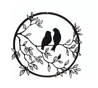 Metal Round Wall Art Bird On Tree Branch Home Decoration Decoration Housemanding Gift Party Ornement Pour Décor Décor Art Decor Avec Des Arbres Et Des Oiseaux Grands Arts