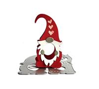 Métal Scrapbooking Matrices de Découpe Gnome Amour Chocolat Dies de Découpe Scrapbooking DIY Matrice de Gaufrage 3D Pochoirs de Poinçonnage de Saint-Valentin pour Papier Photo, Cartes, Artisanal