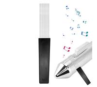 Metal Scraper - Metal/PP, 7.95x1.69in Guiro Scraper Durable And Smooth Sound | Percussion Instrument Tool For Concerts And Performances, Musical Scrapers For Bands, Percussion Practice, Music Classes