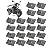 Metal Screw Base - U Shaped Clip | Motorcycle Panel Screws And U-Clamp Panel Screw For Cars, Scooters Light Motorcycles, Sturdy Fairing Bolt Fixing Clip Green Self-Tapping Bumper Fastener