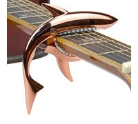 Metal Shark Cool avec poignée ergonomique pour guitares ukulélés et électrique, clip de guitare design de requin unique avec construction légère et contrôle de pression