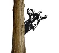Metal Sheep Garden Decoration for Fences,Animal Decorations,Garden Decoration,Fun Metal Garden Statue Ornament Outdoor