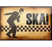 Metal Sign SKA Music Plaque en métal 20,3 x 30,5 cm