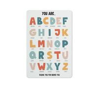 Métal Signes Alphabet Abc Coloré Vintage Affiche Métal The Classics Signes En Étain Pour Bars Pubs Ferme 20X30Cm