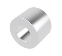 Metal Spacers Online Entretoises rondes non filetées en aluminium - Finition unie - 2,5 cm de diamètre extérieur x 1,27 cm d'épaisseur - Choisissez votre longueur - Convient aux vis et boulons de 1,27 cm ou M12 - Lot de 5