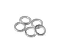 Metal Spacers Online Lot de 10 entretoises en aluminium 1,9 cm OD x 1,27 cm ID x Choisissez votre longueur, entretoises rondes non filetées finition unie, convient aux vis boulons de 1,27 cm ou M12