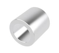 Metal Spacers Online Lot de 2 entretoises en aluminium de 1,9 cm de diamètre extérieur x 1,27 cm de diamètre intérieur x longueur au choix, entretoises rondes non filetées avec finition unie, convient aux vis et boulons de 1,27 cm ou M12
