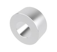 Metal Spacers Online Lot de 5 entretoises en aluminium de 2,8 cm de diamètre extérieur x 1,9 cm de diamètre intérieur x choisissez votre longueur, entretoises rondes non filetées avec finition unie