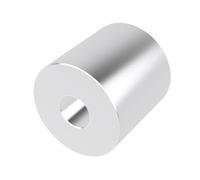 Metal Spacers Online Lot de 5 entretoises rondes en aluminium de 1,9 cm de diamètre extérieur x 0,6 cm de diamètre intérieur x longueur au choix