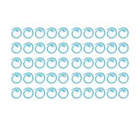 METAL SPIRAL STITCH MARKERS FOR VARIOUS KNITTING PROJECTS HOUSEHOLD USE (Blue)