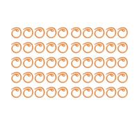 METAL SPIRAL STITCH MARKERS FOR VARIOUS KNITTING PROJECTS HOUSEHOLD USE (Orange)