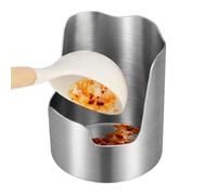 Metal Spoon Rest - Heavy Duty Stainless Steel Pot Lid Organizer | Features A Space-saving 3.94 X 3.74 Inch Size, Providing Ample Room For Spoons, Spatulas, And Ladles Without Cluttering Your Cooktop.