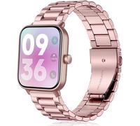 Metal Strap For Veryfit Smart Watch Idw19/Idw13/Idw16/Idw18, 22mm Stainless Steel Strap For Gloryfit P66/P66d/P72/P95, Tuyom Lw36, H1/D1, Yb54, G39, Agpte Lw11 Smart Watc