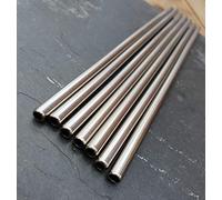 Metal Straws St/St - 8 1/2" (Box 25)