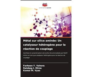 Métal sur silice aminée: Un catalyseur hétérogène pour la réaction de couplage: Synthèse et caractérisation de la silice fonctionnalisée par ... hétérogène pour la réaction de couplage