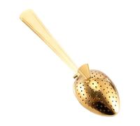 Metal Tea Strainer Spoon | Tea Strainer Spoon With Long Handle, Fine Mesh Holes For Loose Leaf Teas, Interval Diffuser & Steeper, Perfect For Home, Travel, Office
