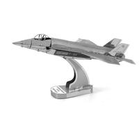 F-35A Lightning II Kit En Métal 3D Édition Argent Metal Earth 1065